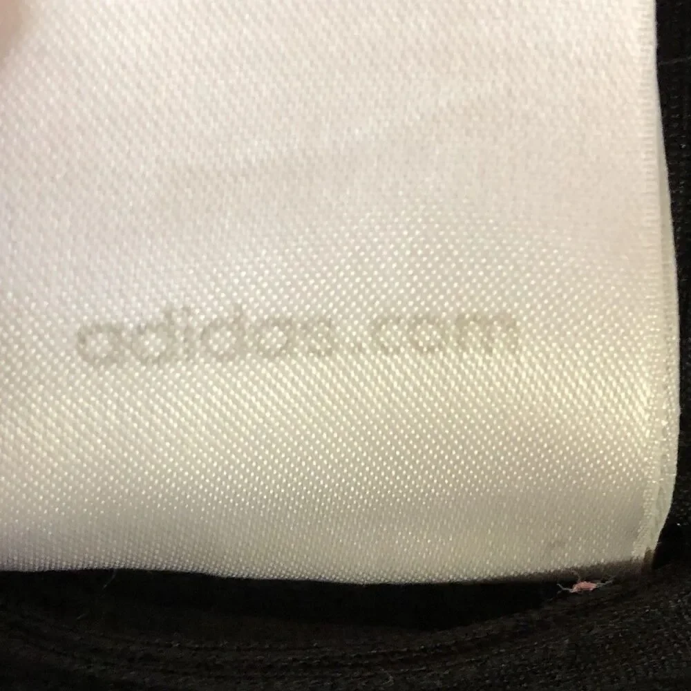 Vintage Adidas track jacket Black 3 Stripes Medium